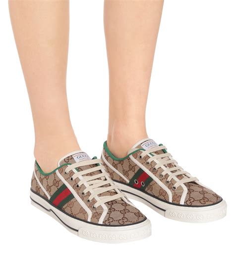 gucci girl tennis shoes|Gucci 1977 tennis shoes women's.